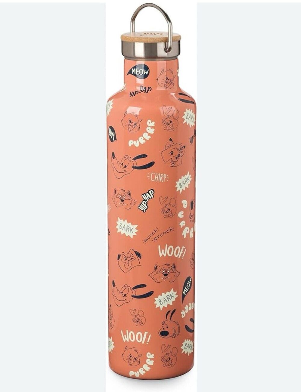 NWT Disney Parks Critter & Pets Stainless Steel Water Bottle Tumbler 34 Oz